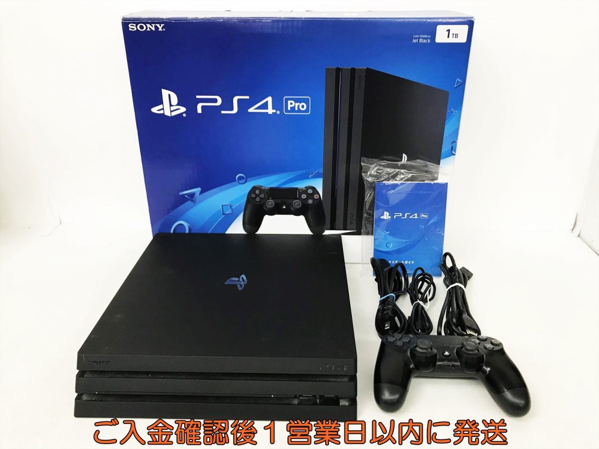新品，HOT】 【1円】PS4 Pro 本体 セット 1TB ブラック SONY