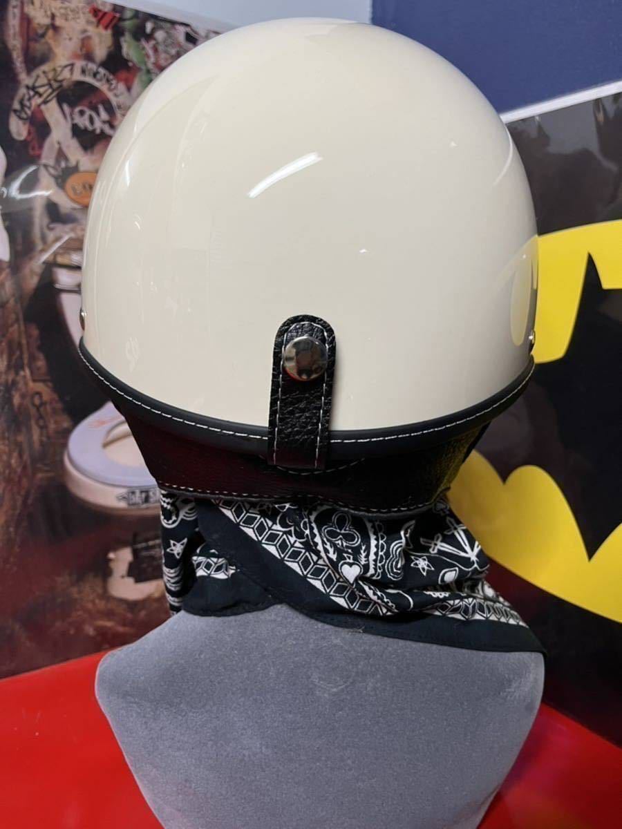 ショーティー ハーフヘルメット L ホワイト レトロ 未使用品 ショー