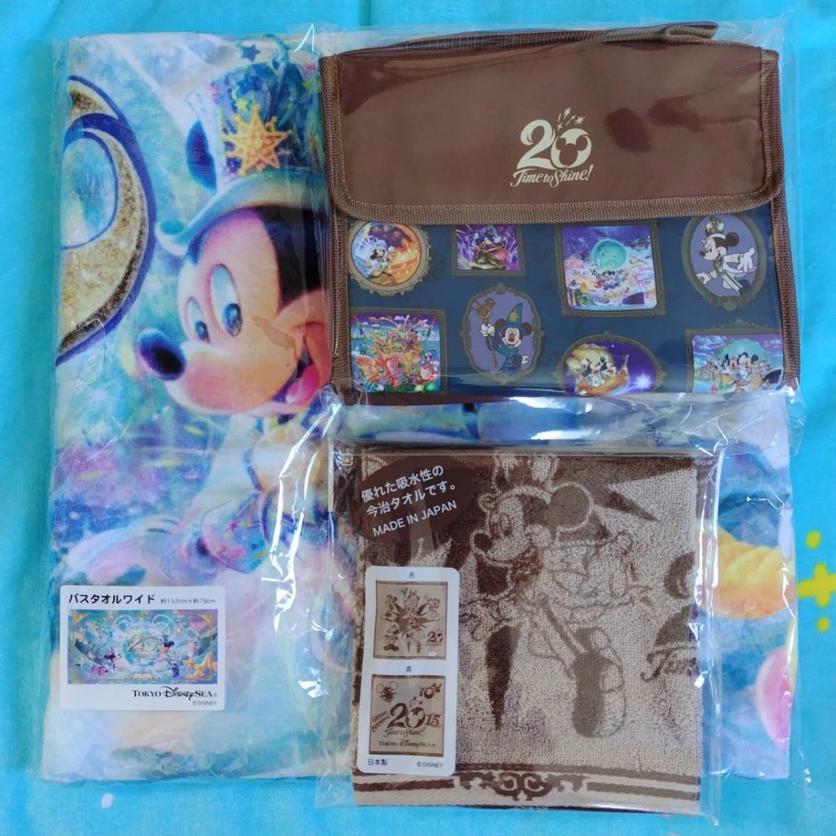 最安値，新作登場 ディズニー ディズニーシー 20周年 限定 スーベニア ランチケース バッグ バスタオル ワイド 今治タオル(ディズニー)｜売買されたオークション情報、yahooの商品情報をアーカイブ公開 - オー その他