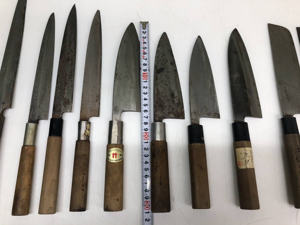 和包丁 まとめ12点 出刃包丁 刺身包丁 菜包 堺正重 天 能登光 堺名工虎