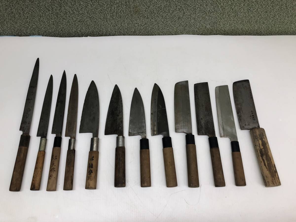 和包丁 まとめ12点 出刃包丁 刺身包丁 菜包 堺正重 天？？ 能登光 堺  