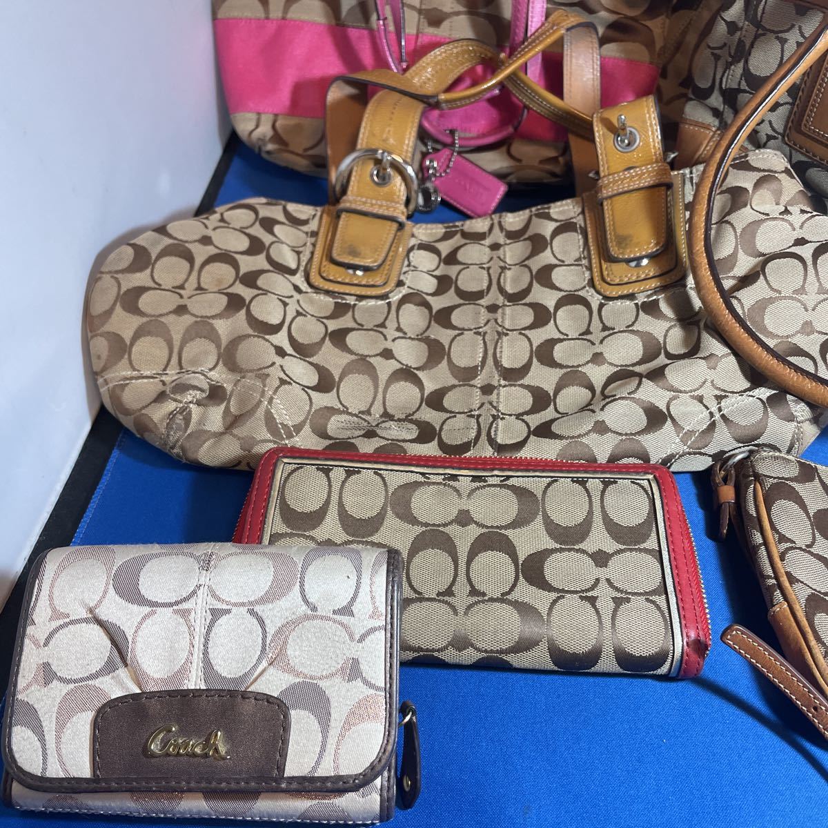 COACH 7点まとめ売り コーチ ショルダーバッグ シグネチャー トート