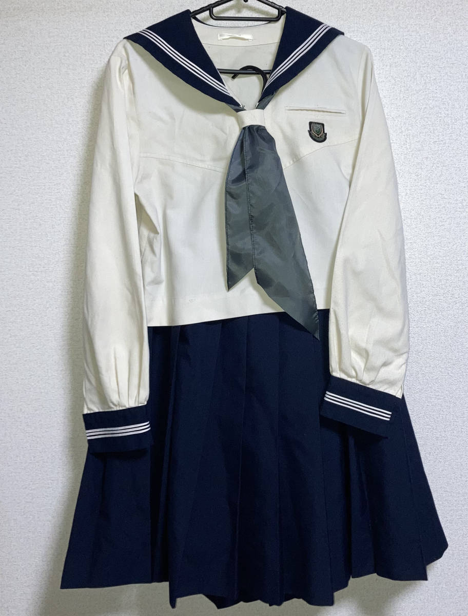 コスプレ用衣装 東洋大学附属姫路高校制服 セーラー服スカートセットの 
