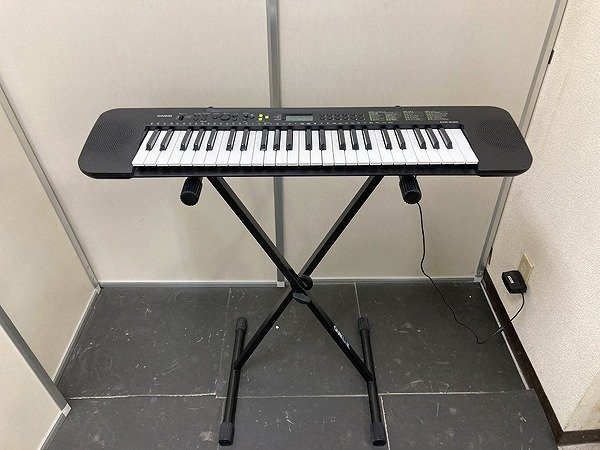 TIE93101KDR CASIO カシオ 電子キーボード CTK-240 スタンド(QUIKLOK)付 発送不可 東京都小平市