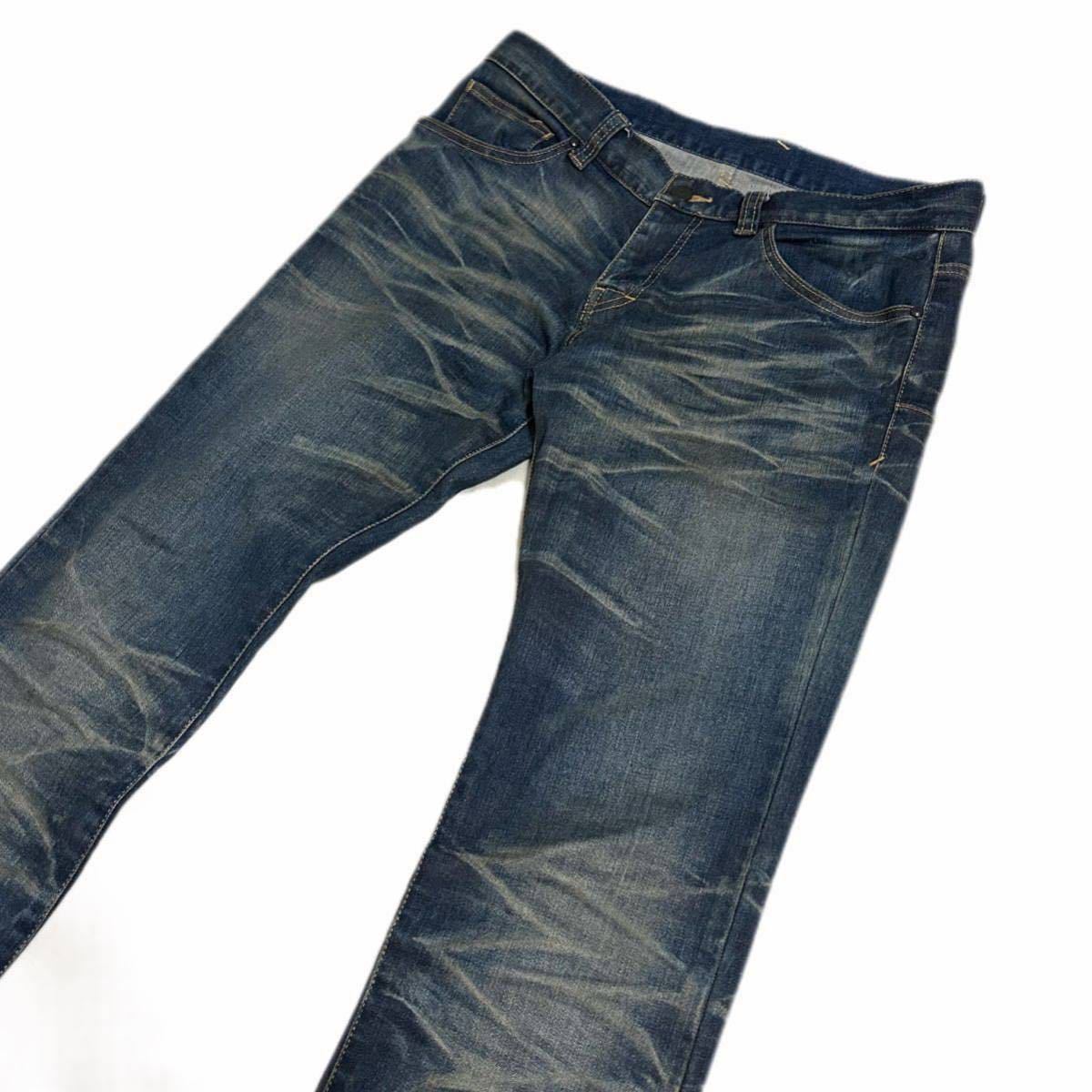 00s TORNADO MART Archive Design Coating Flare Jeans デニムパンツ 