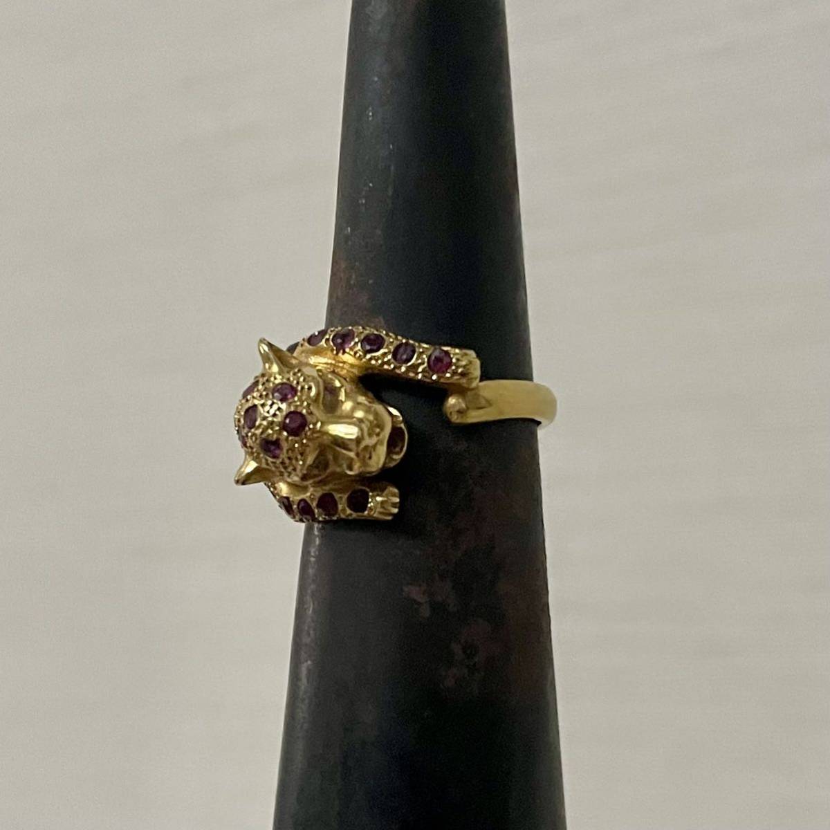 k18 VINTAGE K18 Ring ヴィンテージ イエロー ゴールド 金