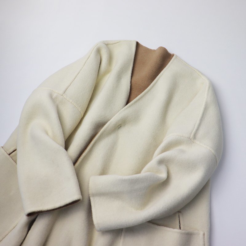 未使用 保管品 プランテーション Plantation ウール リバーシブル ノー  