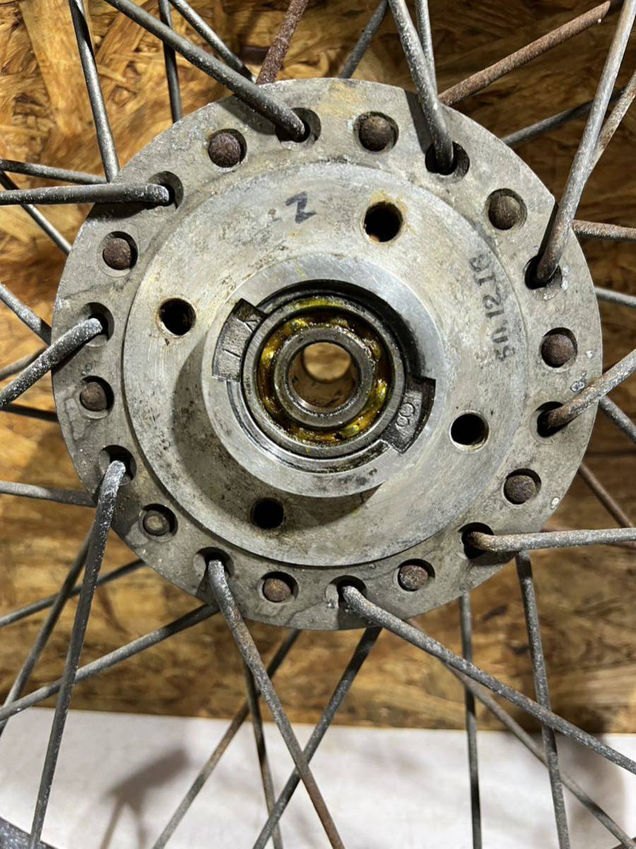 カワサキ 400ss S3 純正フロントホイール 250ss 350ss KH250 KH400 