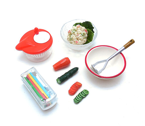 ○内袋未開封 リーメント お母さんの台所 03.ポテトサラダ ぷちサンプル ミニチュア