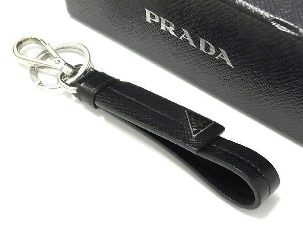 □極美品□ PRADA プラダ サフィアーノレザー トライアングルロゴ