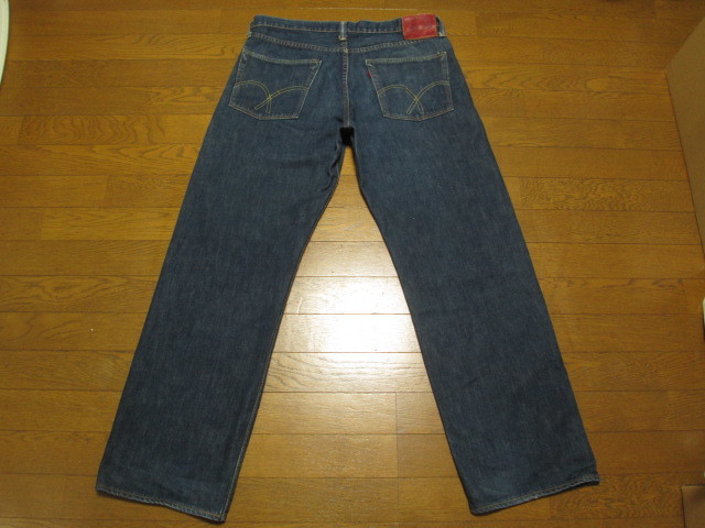 レア 希少 FULLCOUNT フルカウント FULL COUNT デニム パンツ ジーンズ 0105-15 15周年限定モデル 36 W36 レッドボタン革パッチ 0105