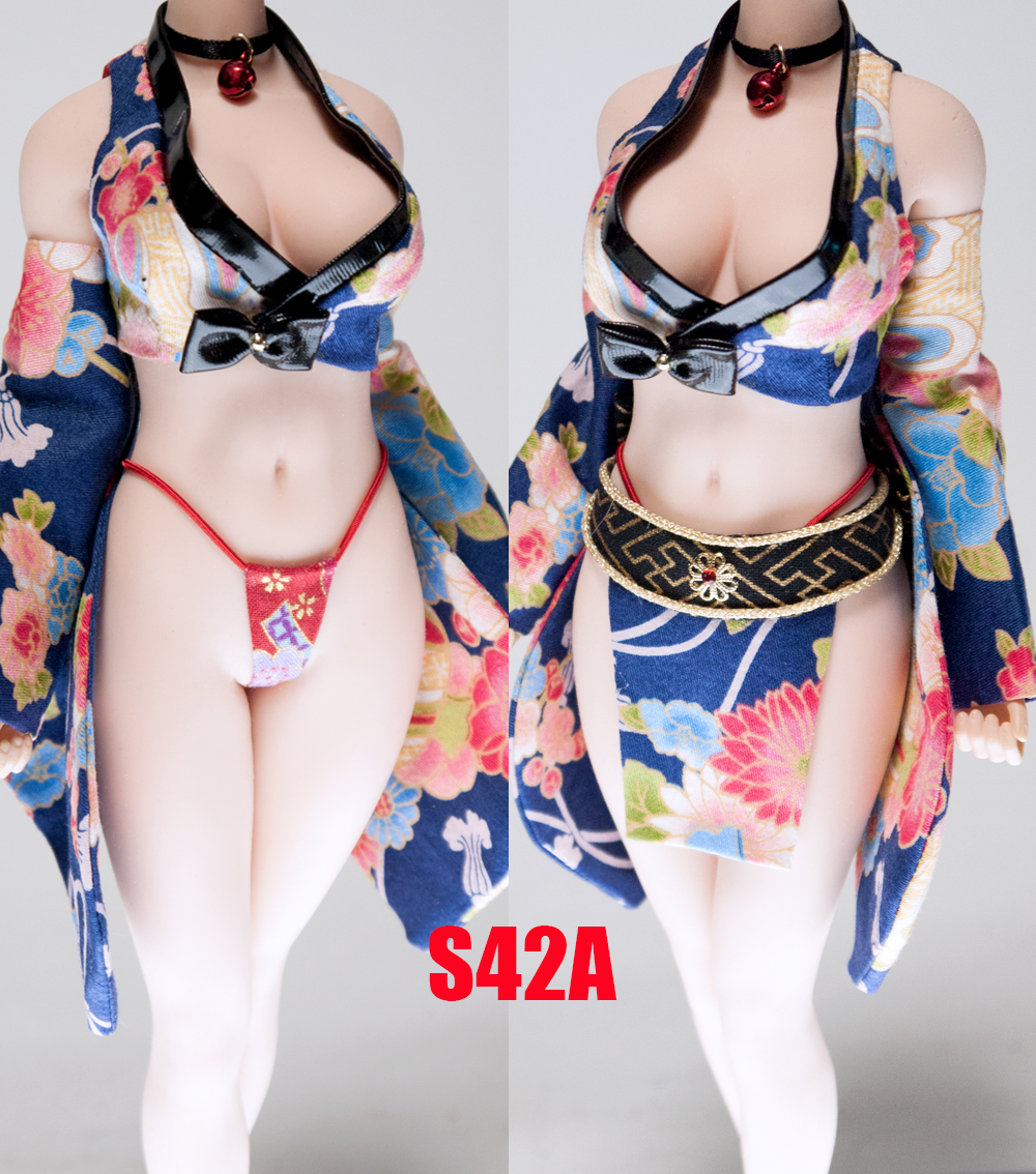 1/6 TBLeague S42A Phicen ファイセン ミニ着物 和柄ふんどし くノ一 セット