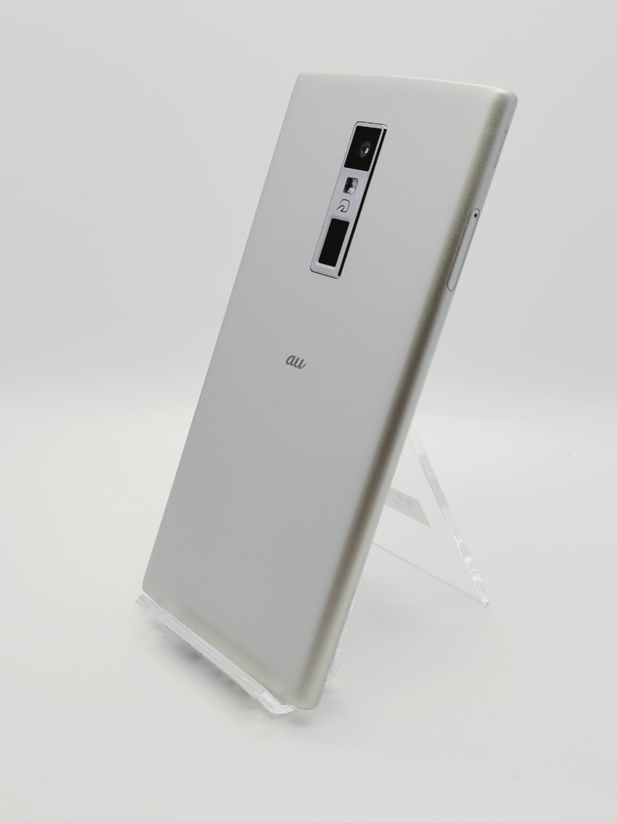 KYV45 URBANO V04 プラチナシルバー SIMフリー 本体 au スマホ