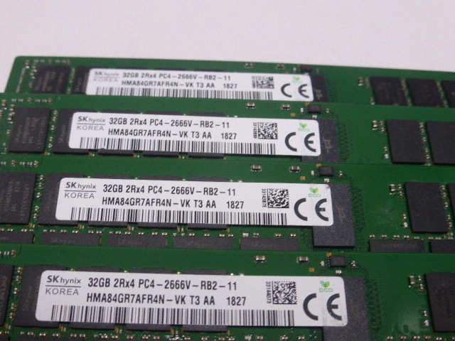 メモリ サーバーパソコン用 1.20V SK hynix PC4-21300V(DDR4-2666V