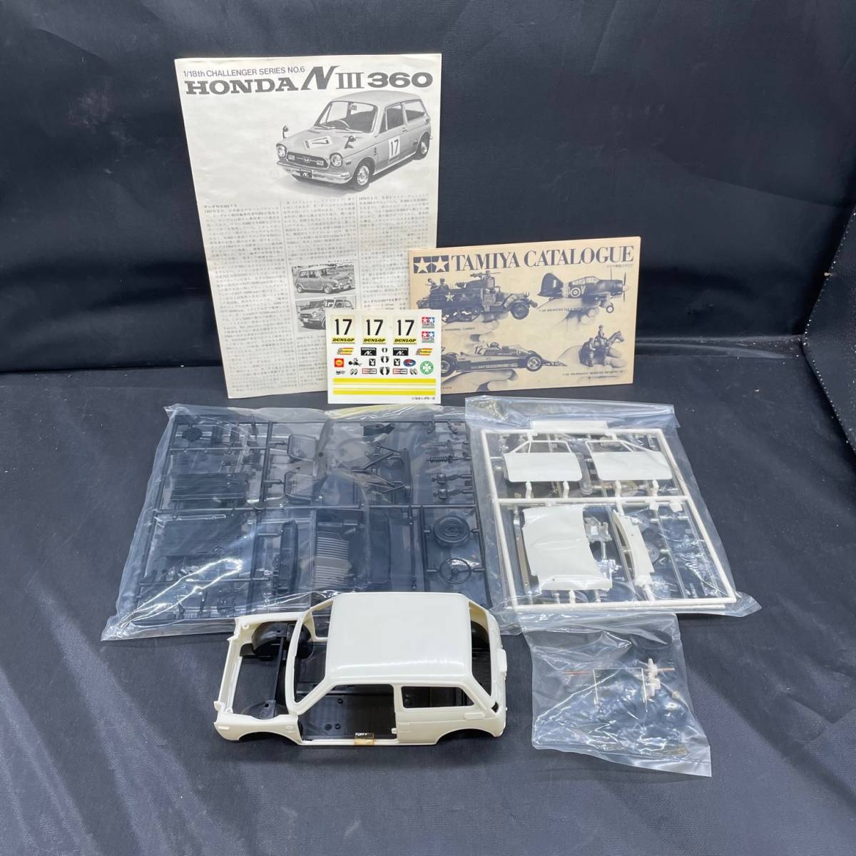 小鹿タミヤ】 当時物 未組立 タミヤ 1/18 ホンダ N360 NⅢ モーター 