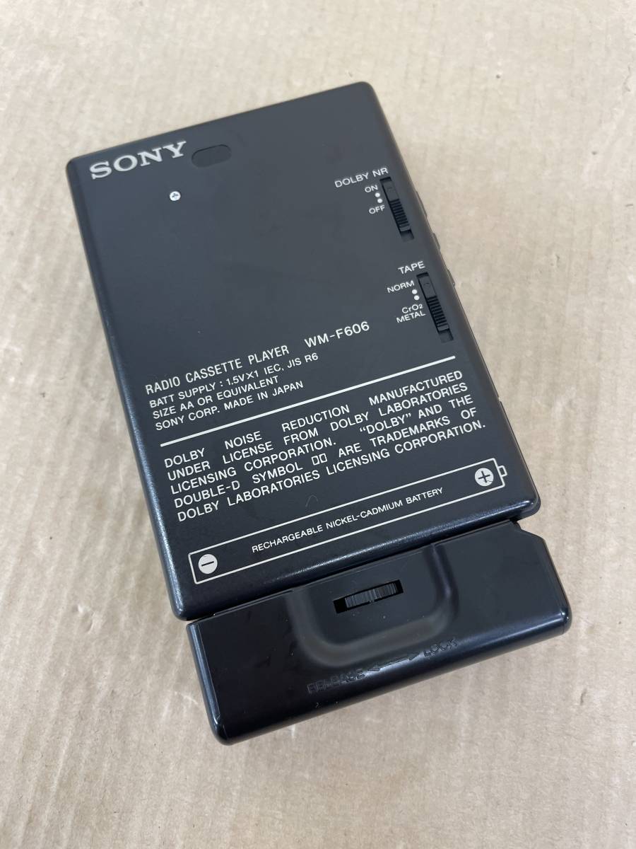 Yahoo!オークション - SONY ウォークマン WM-F606 ポータブルカセット