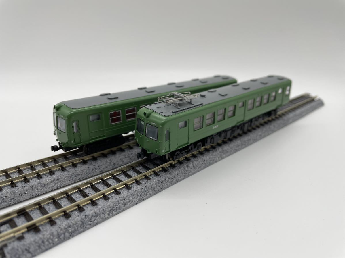 5000系 青ガエル 2両セット 青 中古 青ガエル2両セット マイクロエース