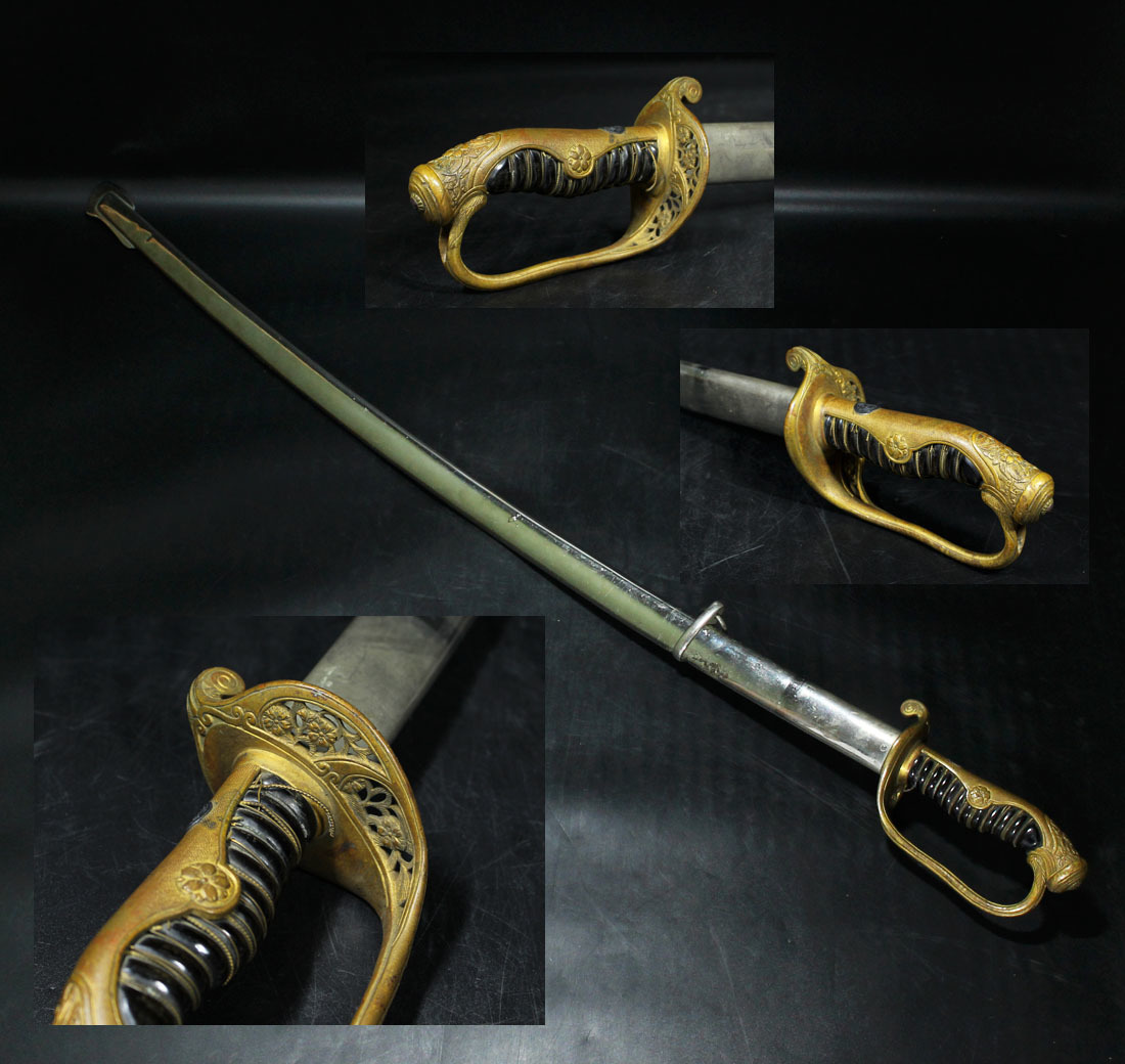 銘品　古作軍刀拵武具