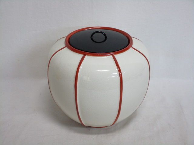 瑞豊作 ぼんぼり水指 茶道具 共箱 陶器 1687/☆ぼんぼり水指 西尾瑞