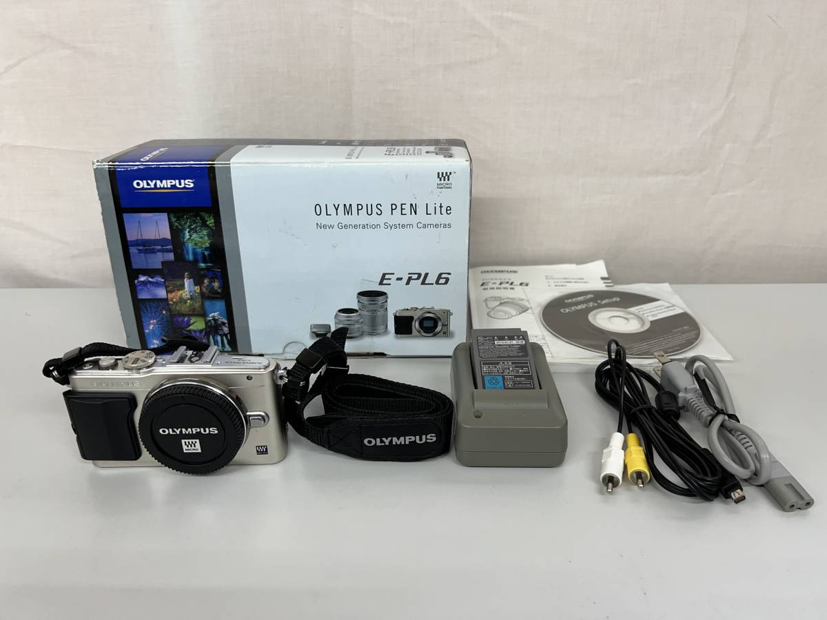 美品 OLYMPUS PEN Lite E-PL6 ボディ 元箱・付属品あり - OLYMPUS PEN 