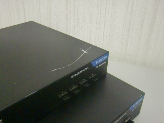 ☆2台セット！ELECOM レイヤー2 PoE Webスマートギガスイッチ EHB