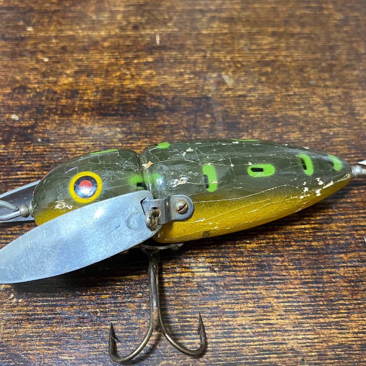 Heddon Musky 2150 Wooden Crazy Crawler SO Color Hard Lure Topwater