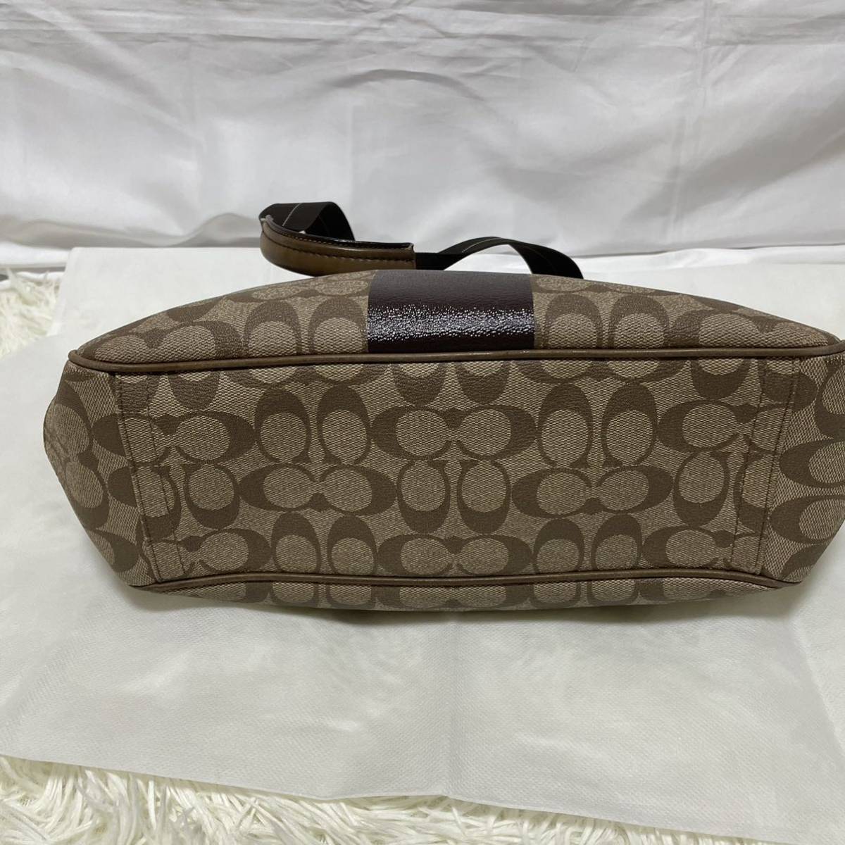 良品 定価10万 COACH コーチ トートバッグ ビジネスバッグ 大容量 A4