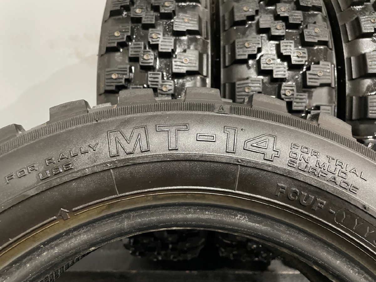 走行短め YOKOHAMA ADVAN MT-14 155/65R13 13インチ スパイクタイヤ 4 