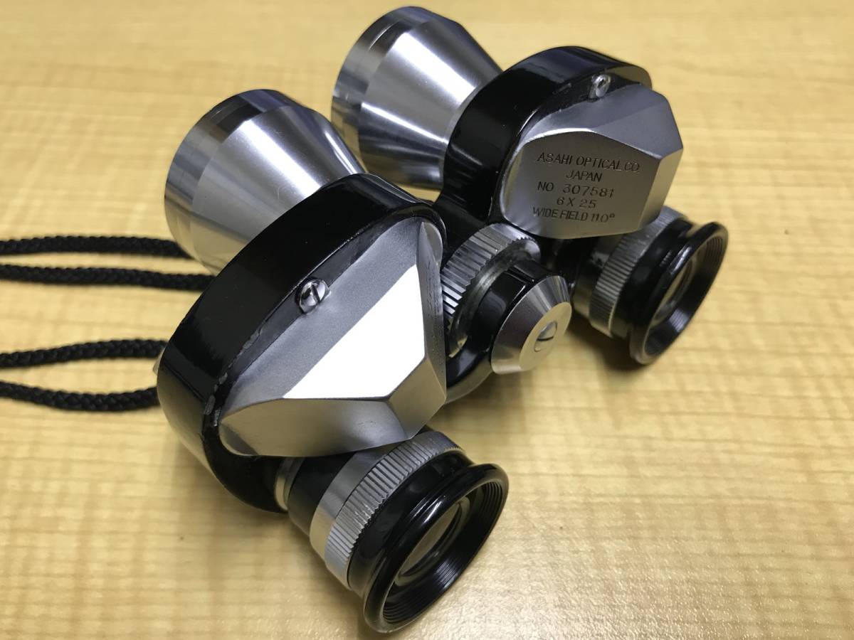ASAHI PENTAX アサヒ ペンタックス 双眼鏡 6×25 Wide Field 11.0° ASAHI PENTAX 双眼鏡 中古カメラ 双眼鏡12X35ワイドアングル レトロ