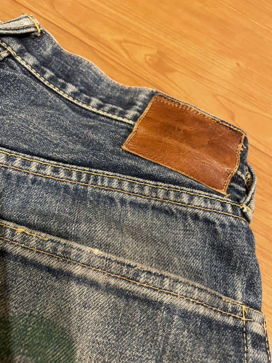 EVISU エヴィス デニム NO.2 2001 グリーン 緑 カモメ W30