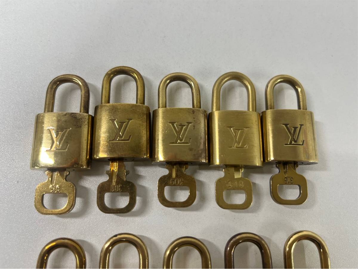 LOUIS VUITTON ルイ ヴィトン パドロック キー 10点セット まとめ