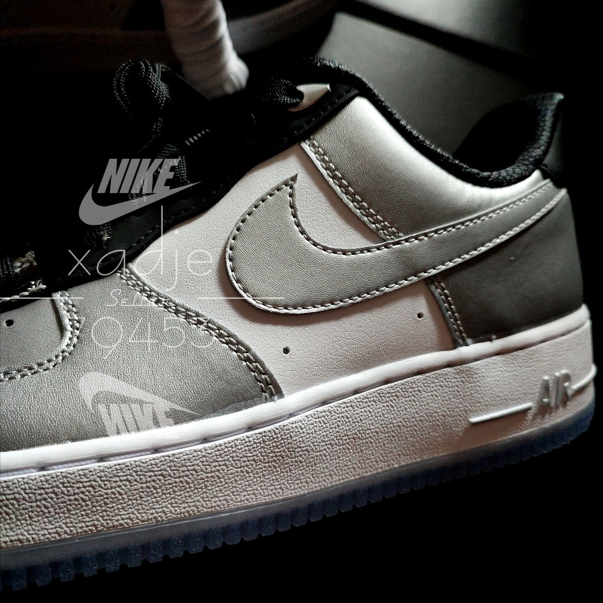 新品 正規品 NIKE ナイキ AIR FORCE1 LOW エアフォース1 ロー 07 SE 銀 