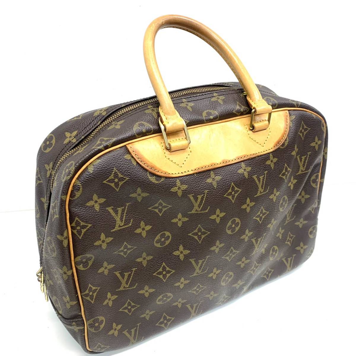 1円スタート】LOUIS VUITTON ルイヴィトン モノグラム ドーヴィル 