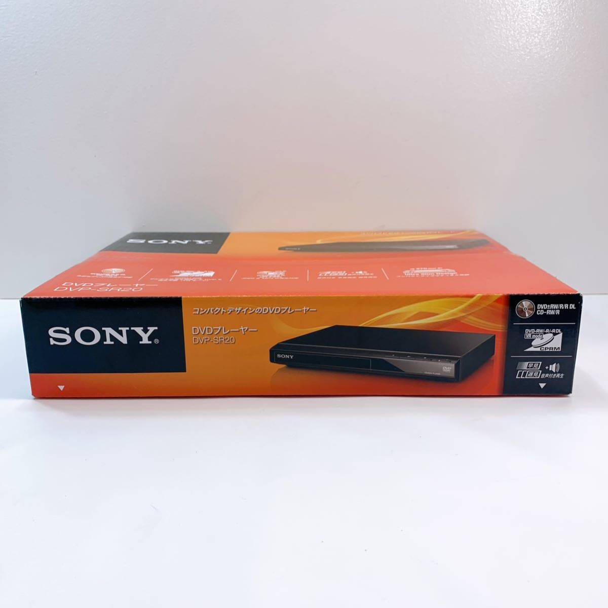 新品】SONYソニー DVDプレーヤー DVP-SR20 コンパクトデザインのDVD