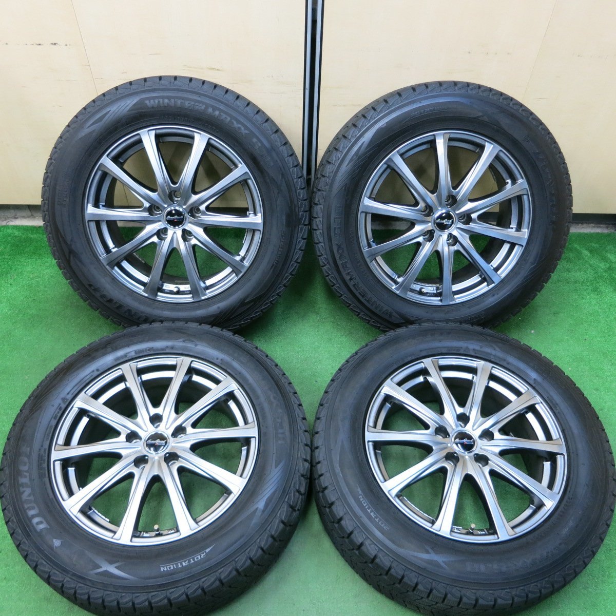 超バリ溝!19年!キレイ!ほぼ10分☆スタッドレス 225/65R17 超バリ溝!19年!キレイ!ほぼ10分☆スタッドレス 225/65R17