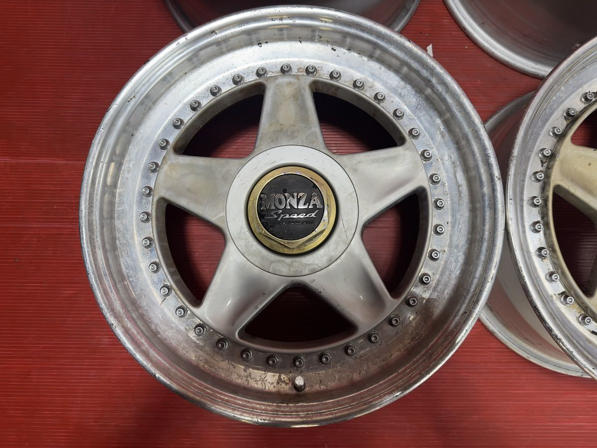 MONZA Speed 16インチ 7JJ 8JJ PCD：114.3/4H オフセット：+25 モンザ 