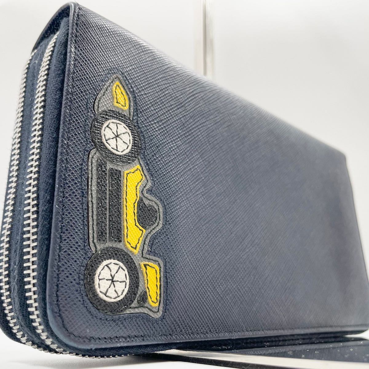 超希少 極美品】PRADA プラダ ダブルファスナー オーガナイザー 長財布 