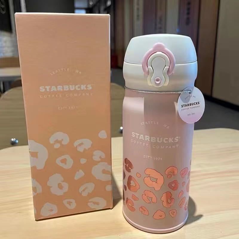海外限定　スタバ　スターバックス　ステンレスボトル 水筒　タンブラー　350Ml ピンク