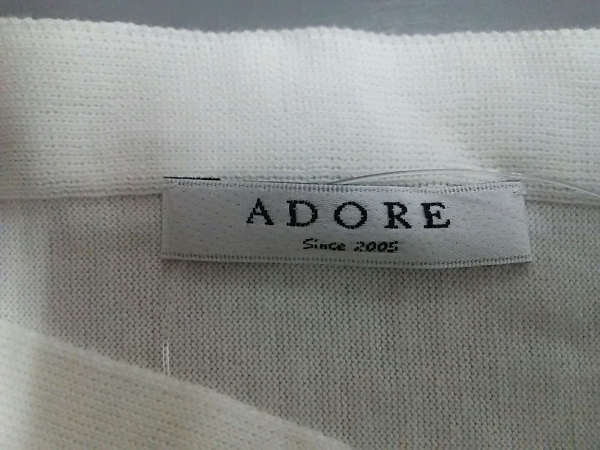 アドーア カットソー 38 レディース アイボリー ADORE