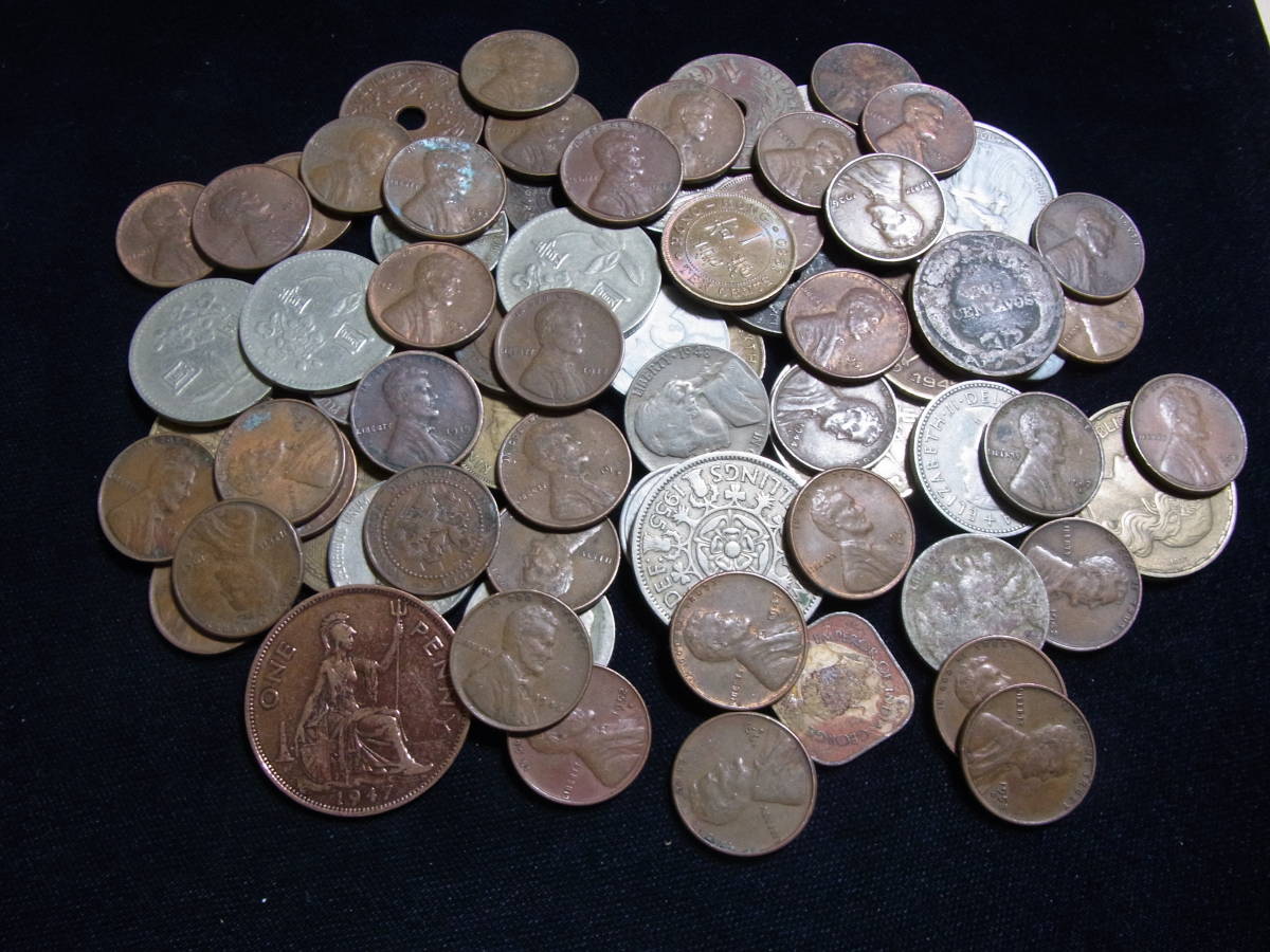 古い外国コインいろいろ 外国コイン 古銭 5セント 古い外国コインいろいろ いろいろ 海外の