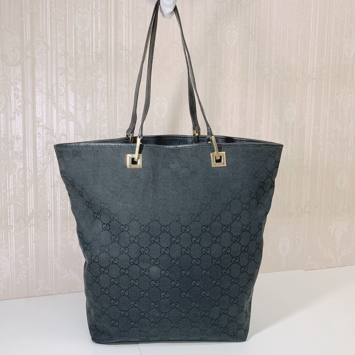 GUCCI グッチ GGキャンバス トートバッグ ハンドバッグ ショルダー 