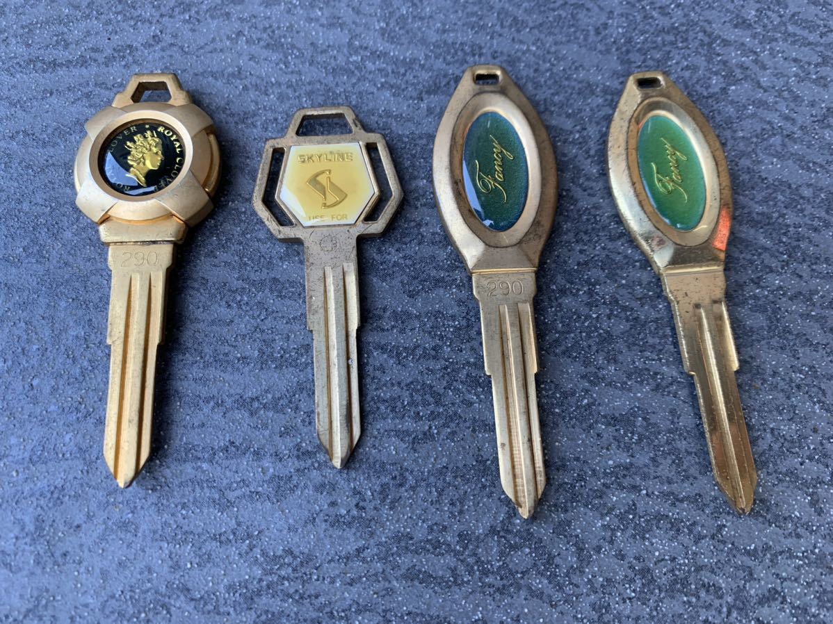 ブランクキー 旧車 日産 スカイライン 当時物