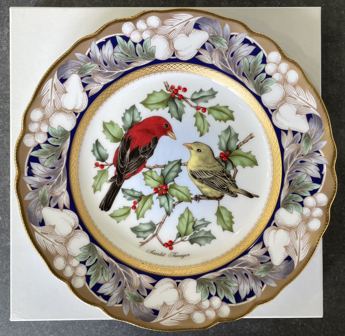 1866】未使用 6枚セット ノリタケ Noritake クリスマスプレート イヤー 