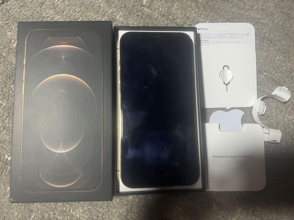 IPHONE 12 pro max 128gb SIM ロックなしゴールド