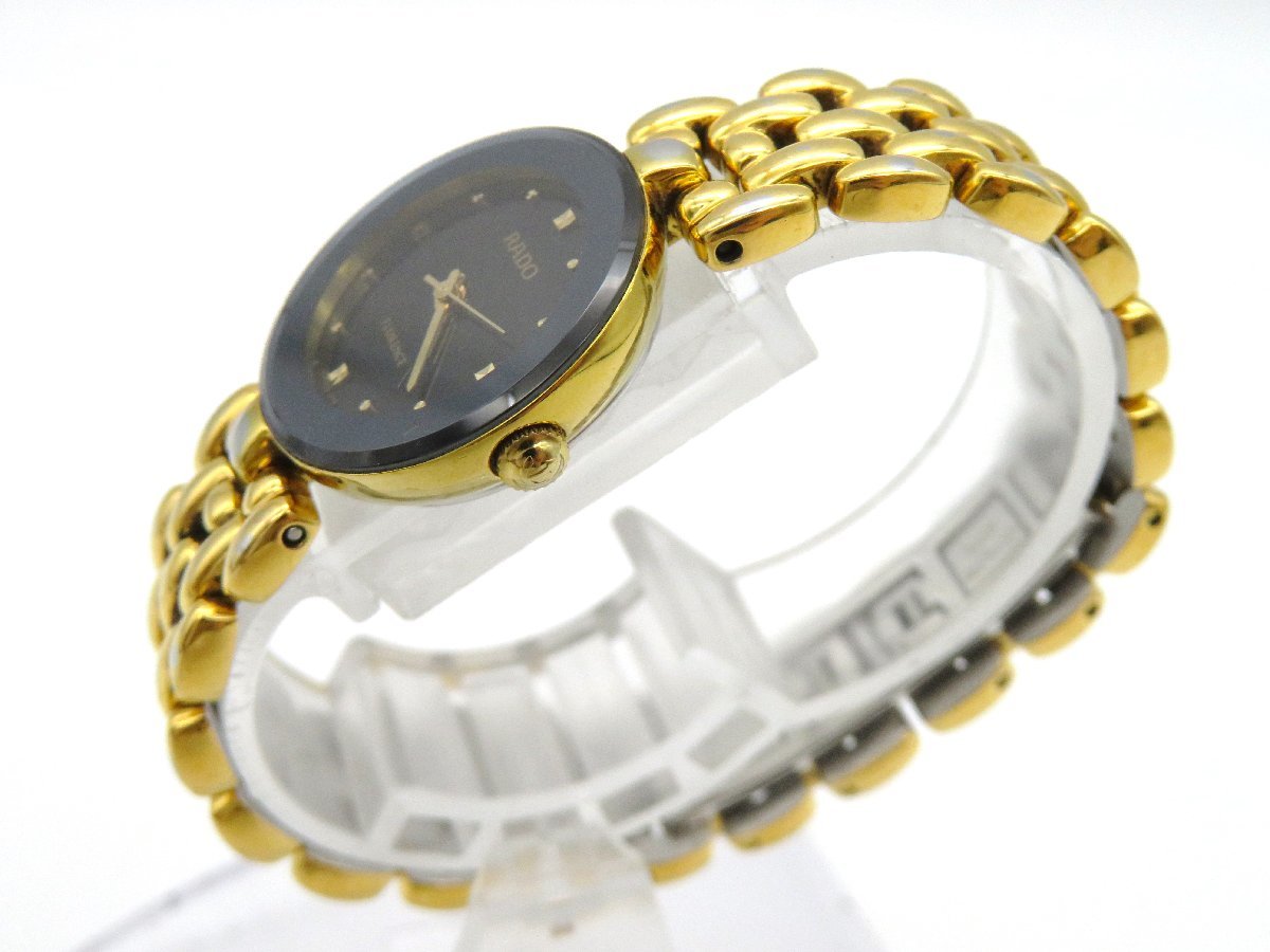 新品電池⁄稼働ラドー フローレンス 1970年代 コンビ ゴールドウォッチ