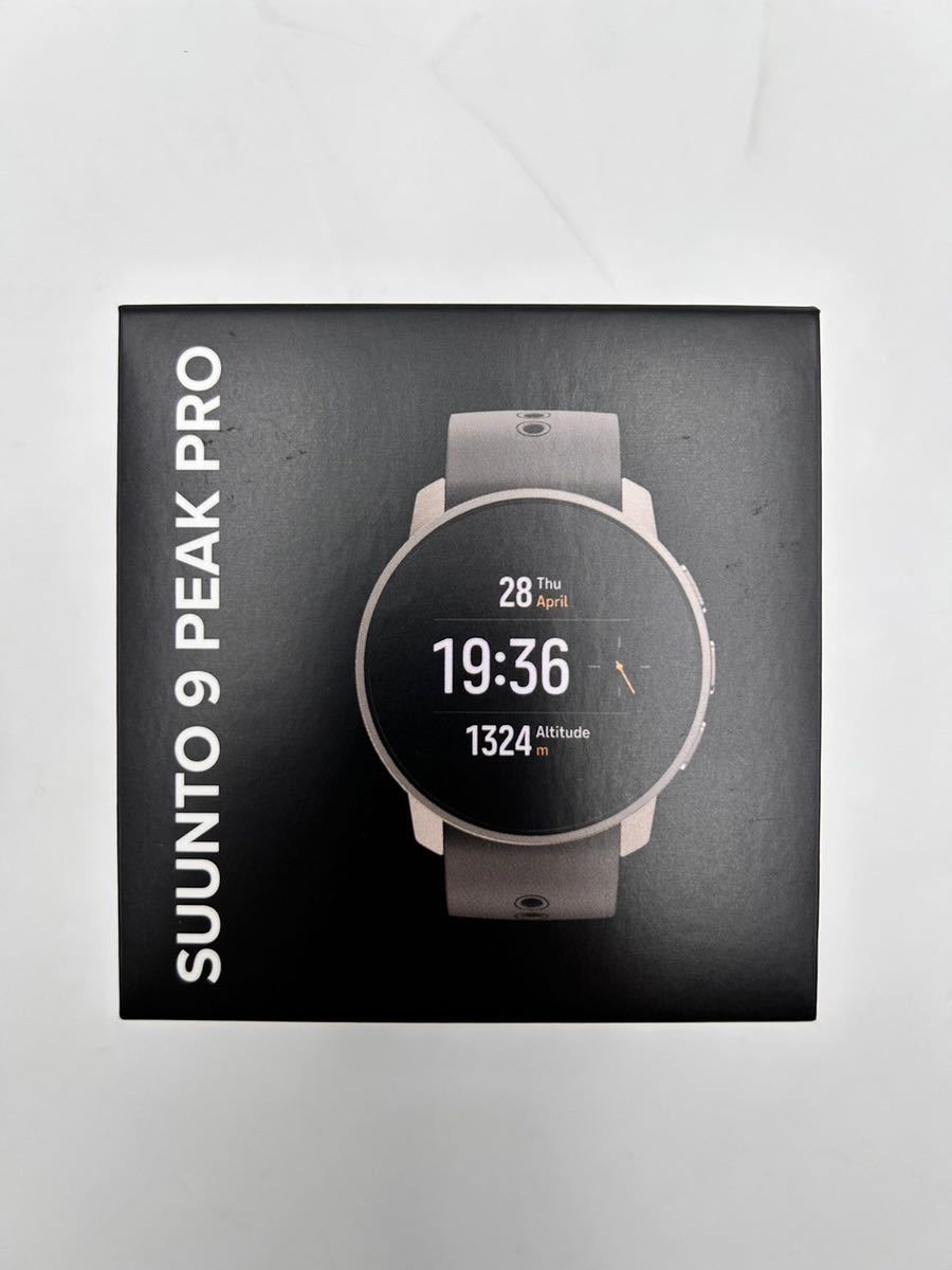 確認用28 ☆福岡発☆SUUNTO 9 PEAK PRO TITANIUM SLATE☆未使用☆