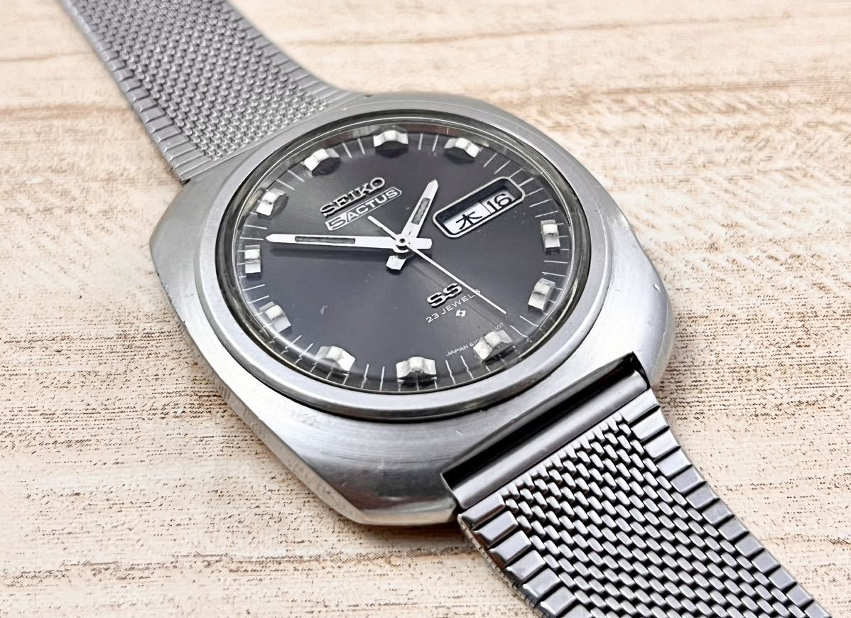 セイコー ファイブ アクタス Seiko 5 Actus SS 6106-8430 自動巻き 23