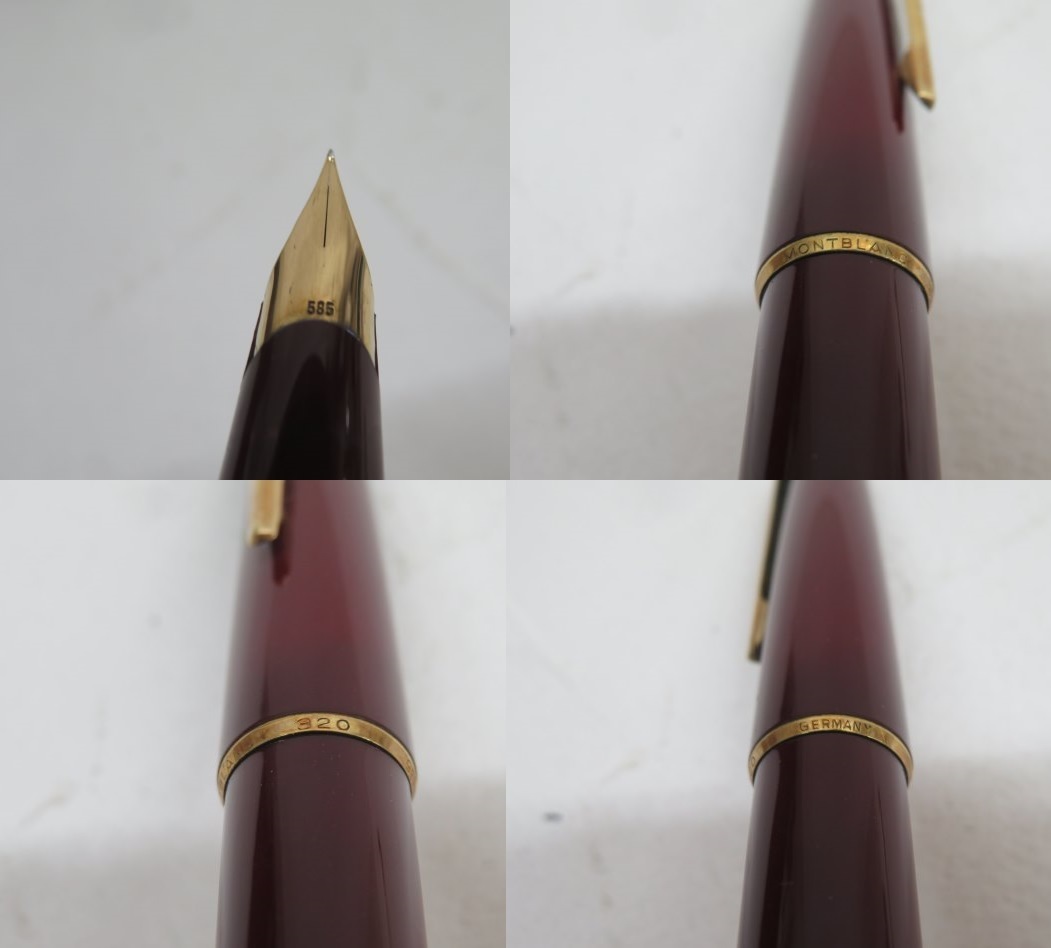 3本セット☆PARKER/Mont Blanc SLIMFOLD/WHYMPER 万年筆 ペン先/14K