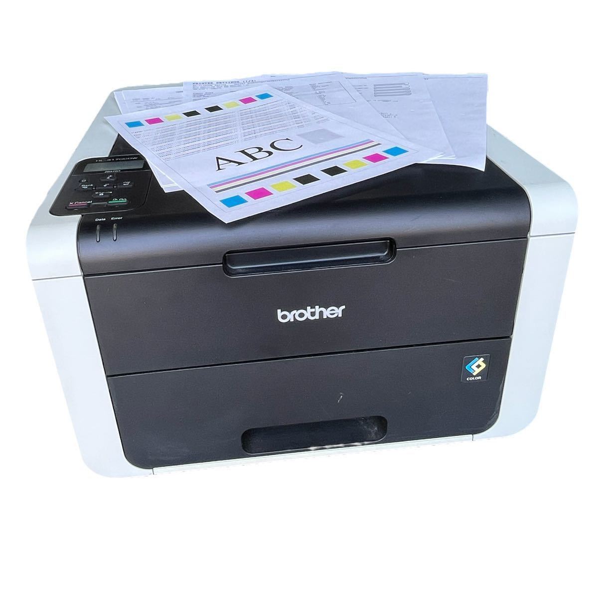 ☆印刷OK 印刷枚数234枚 brother HL-3170CDW カラーレーザープリンター