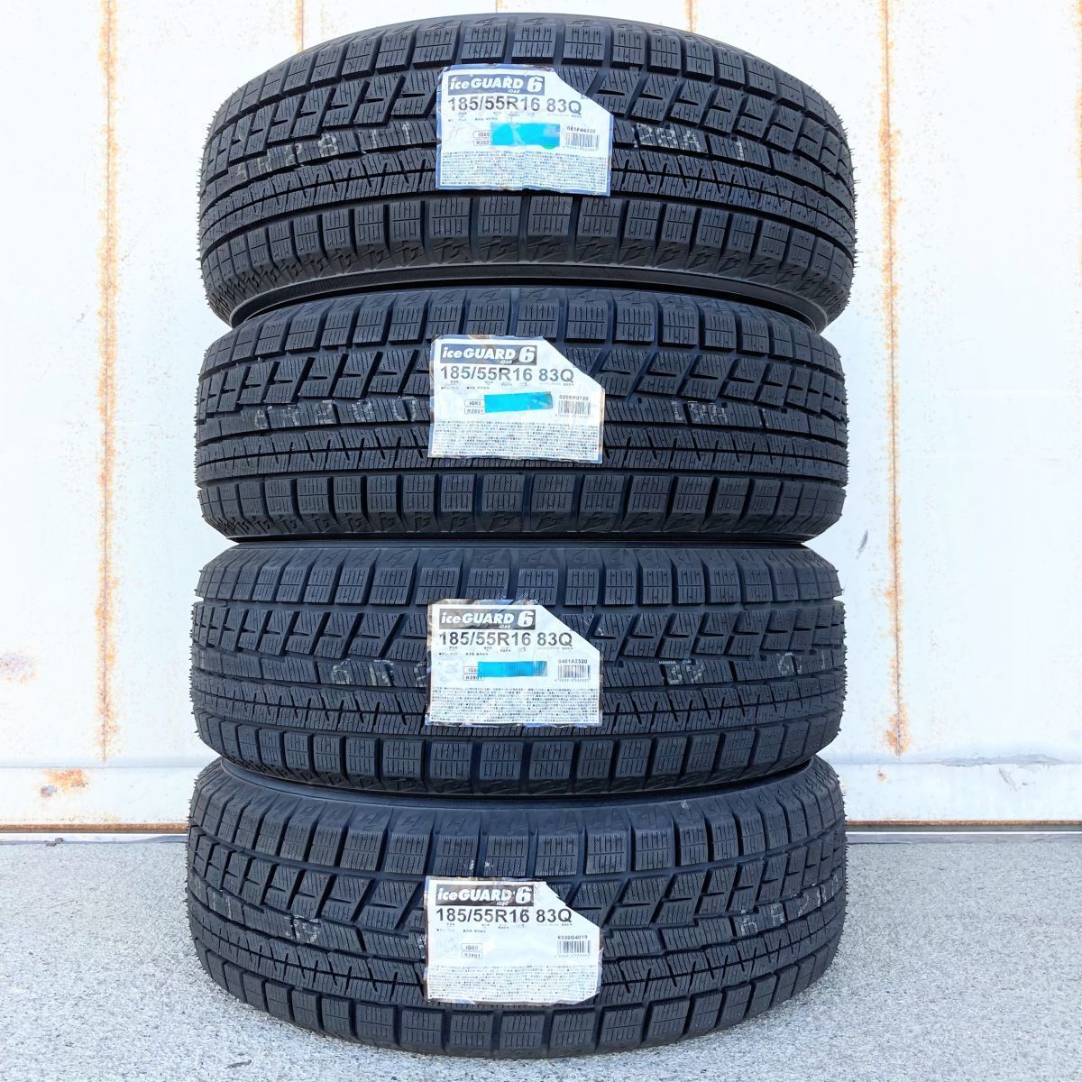 送料無料 未使用 4本セット (LP0003.16) 185/55R16 83Q YOKOHAMA iceGUARD iG60 スタッドレスタイヤ 2020年 カローラ フィット 185/55/16